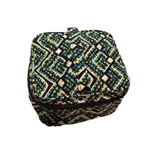 Vera Bradley Cottagecore Glenna Print Small CubeTravel/Toiletry Bag 6"x 6"x 4"